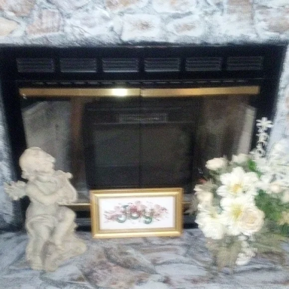 Floral Art Print with Gold Frame - Picture 7 of 7